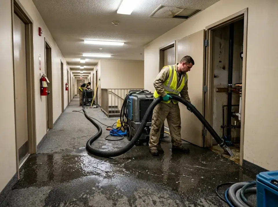 multi-unit-apartment-hallway-f-005 — frequently asked questions, Emergency Burst Pipe Water Extraction & Removal in Guernevi…